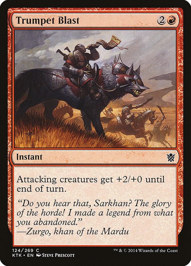 Trumpet Blast 124/269 (Khans of Tarkir)  - Foil | Chromatic Games