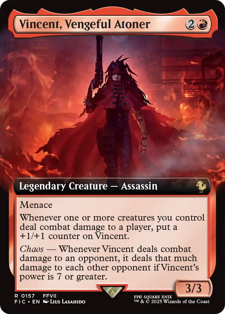 Vincent, Vengeful Atoner (Extended Art) [FINAL FANTASY Commander] | Chromatic Games
