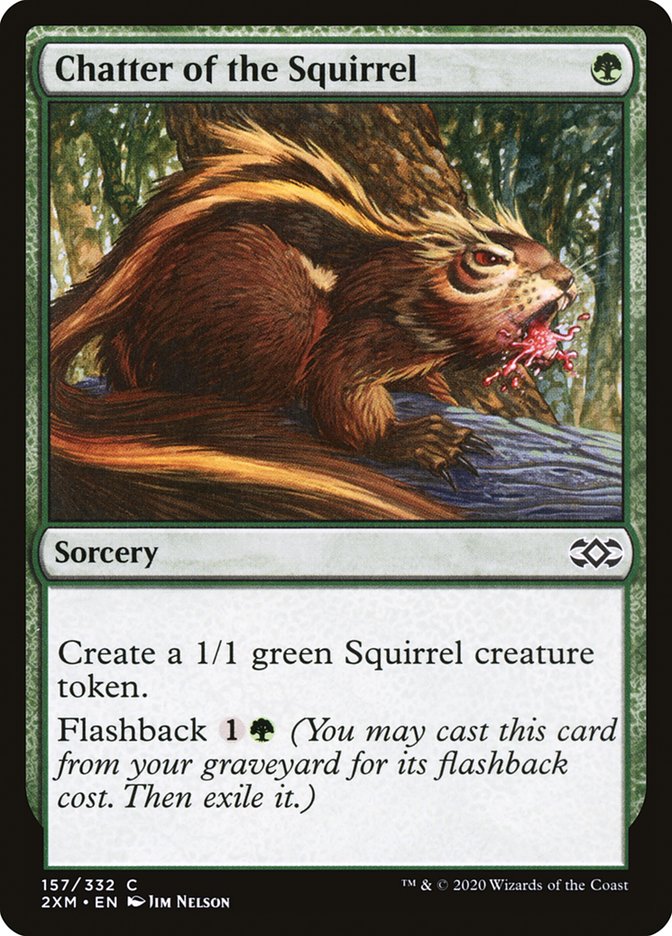 Chatter of the Squirrel 157/332 (Double Masters)  - Foil | Chromatic Games