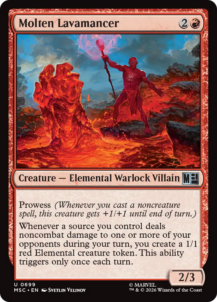 Molten Lavamancer [Marvel Super Heroes Commander] | Chromatic Games