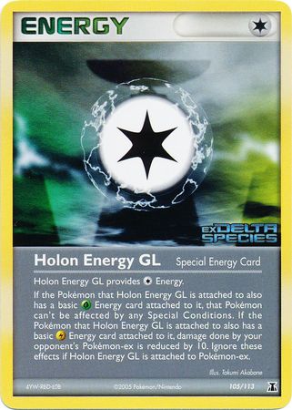 Holon Energy GL (105/113) (Stamped) [EX: Delta Species] | Chromatic Games