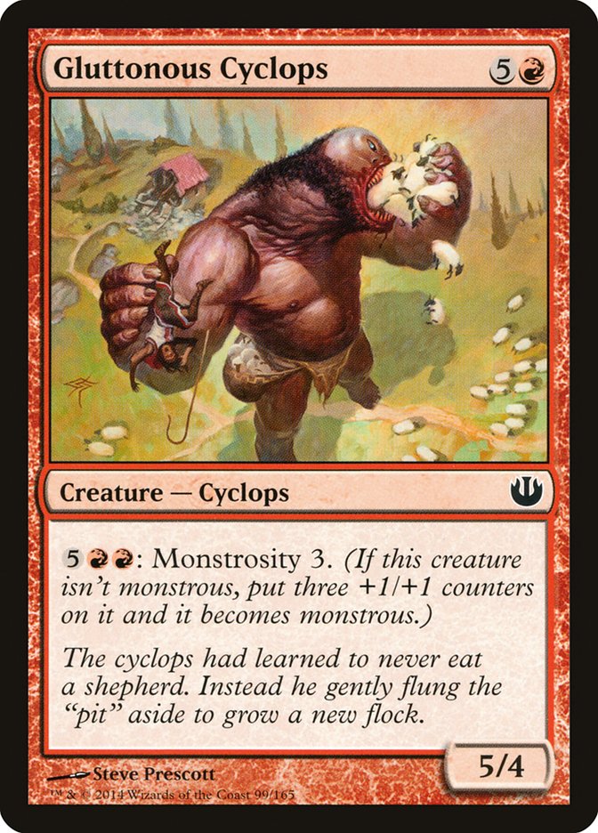 Gluttonous Cyclops 99/165 (Journey Into Nyx)  - Foil | Chromatic Games