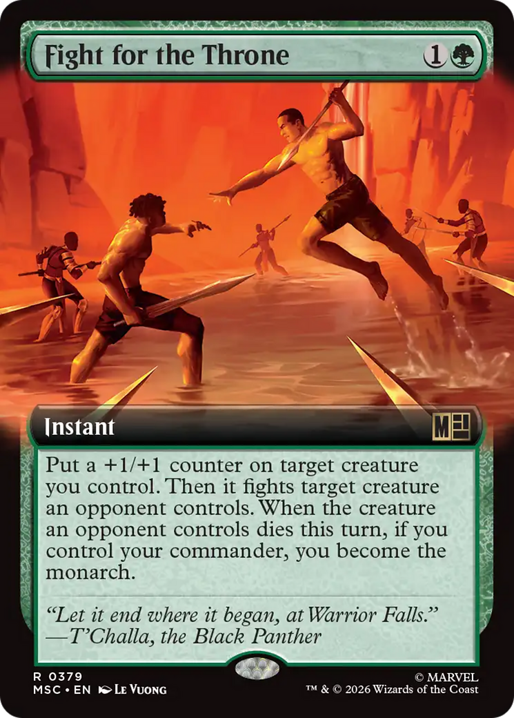 Fight for the Throne (Extended Art) [Marvel Super Heroes Commander] | Chromatic Games