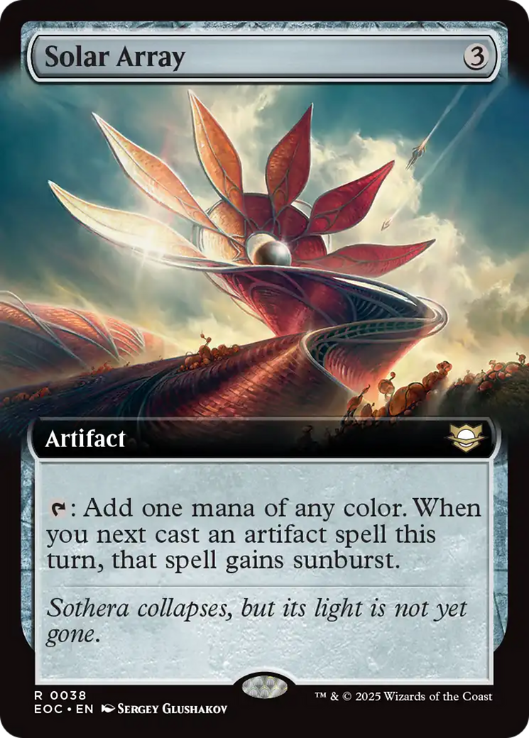 Solar Array (Extended Art) [Edge of Eternities Commander] | Chromatic Games