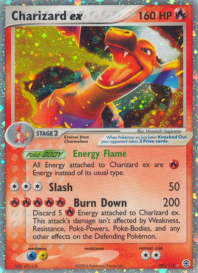 Charizard ex (105/112) [EX: FireRed & LeafGreen] | Chromatic Games