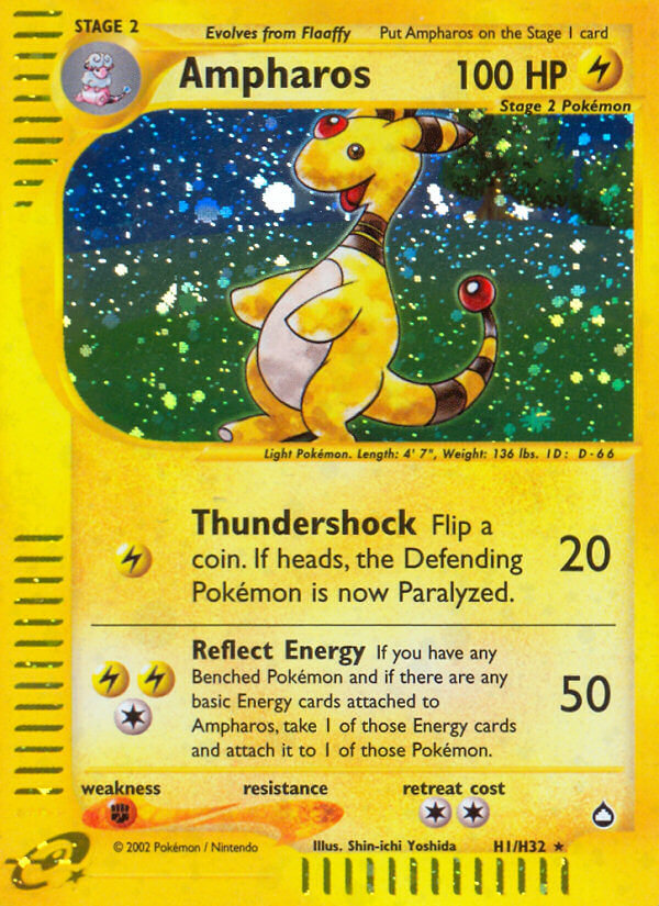 Ampharos (H1/H32) [Aquapolis] | Chromatic Games