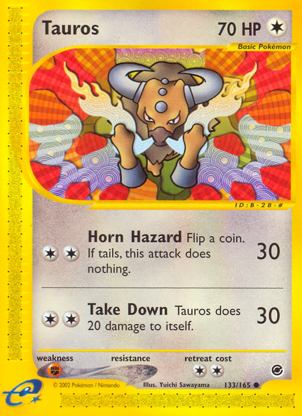 Tauros (133/165) [Expedition: Base Set] | Chromatic Games