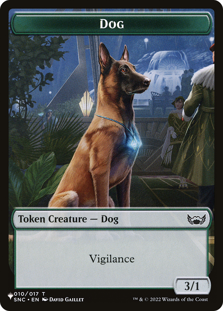 Shapeshifter // Dog Double-Sided Token [The List] | Chromatic Games