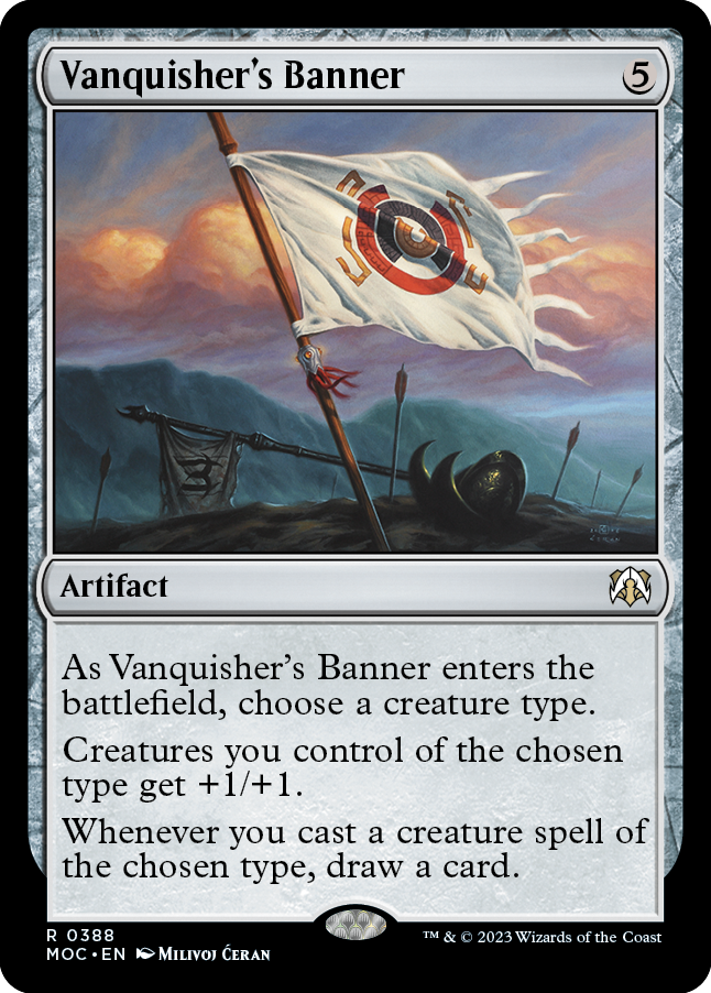 Vanquisher's Banner [March of the Machine Commander] | Chromatic Games