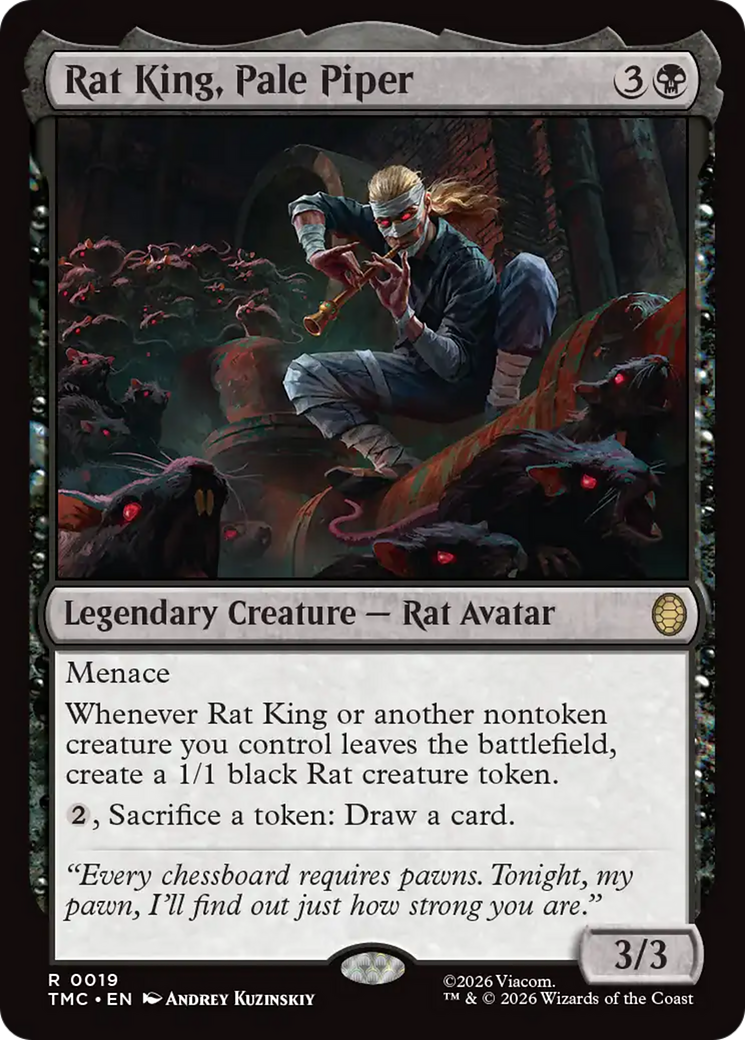 Rat King, Pale Piper [Teenage Mutant Ninja Turtles Commander] | Chromatic Games