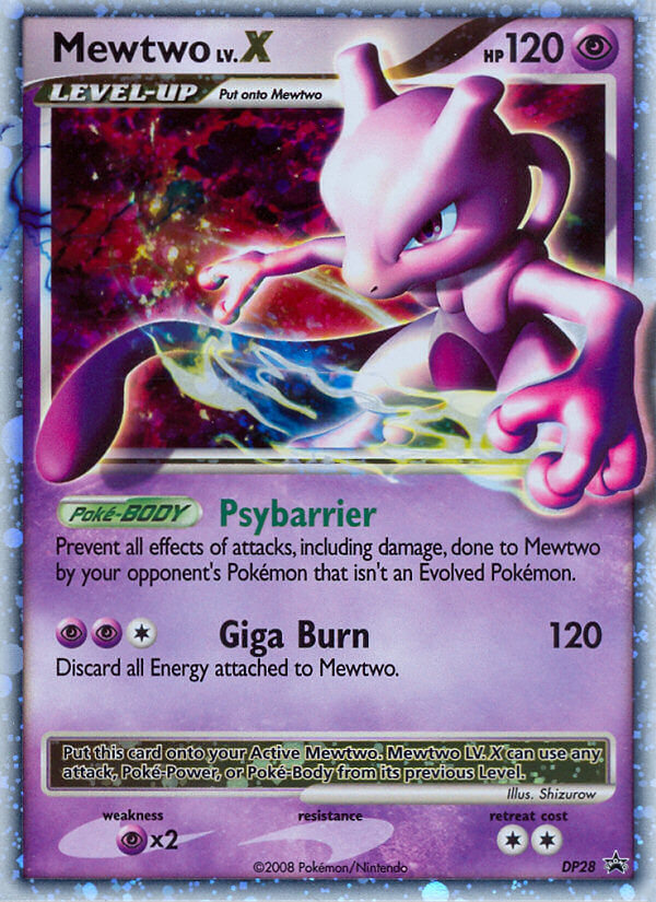 Mewtwo LV.X (DP28) [Diamond & Pearl: Black Star Promos] | Chromatic Games