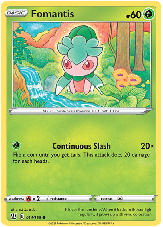 Fomantis (014/163) [Sword & Shield: Battle Styles] | Chromatic Games