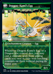 The Dragon-Kami Reborn // Dragon-Kami's Egg (Showcase Soft Glow) [Kamigawa: Neon Dynasty] | Chromatic Games