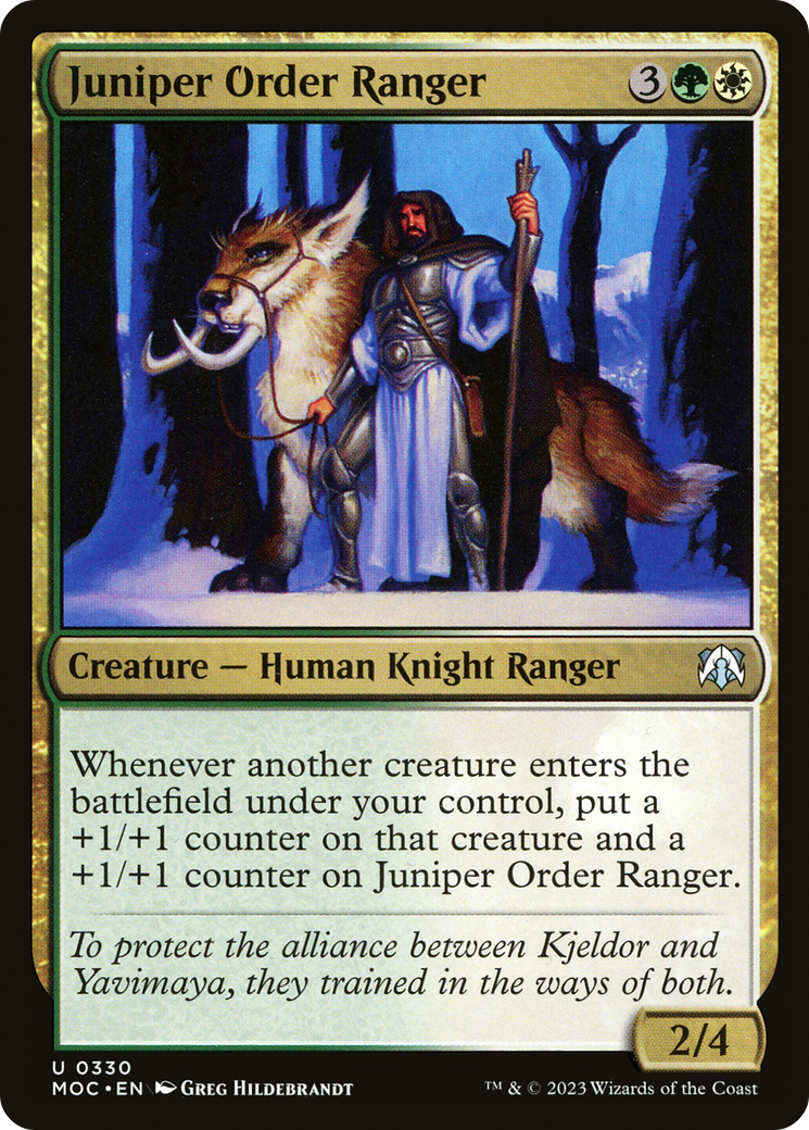 Juniper Order Ranger [March of the Machine Commander] | Chromatic Games