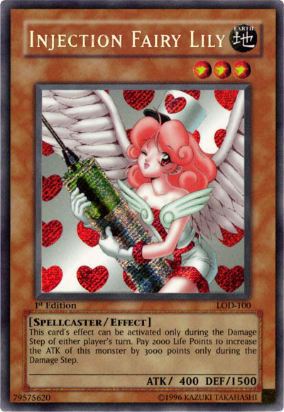Injection Fairy Lily [LOD-100] Secret Rare | Chromatic Games