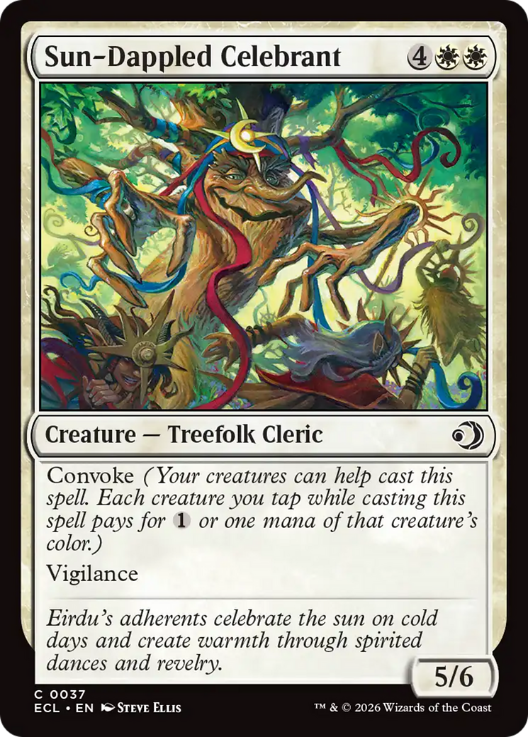 Sun-Dappled Celebrant [Lorwyn Eclipsed] | Chromatic Games