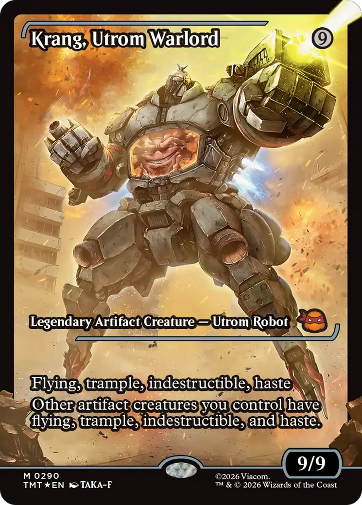Krang, Utrom Warlord (Showcase) [Teenage Mutant Ninja Turtles] | Chromatic Games