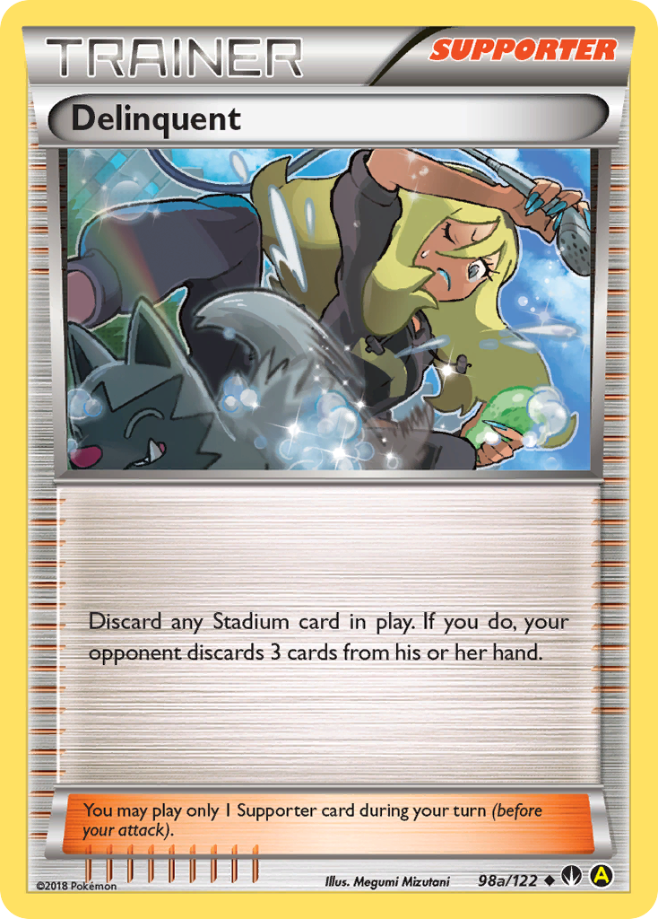 Delinquent (98a/122) [Alternate Art Promos] | Chromatic Games