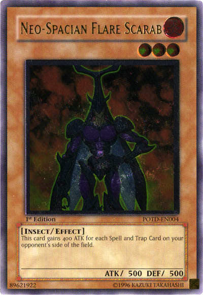 Neo-Spacian Flare Scarab [POTD-EN004] Ultimate Rare | Chromatic Games