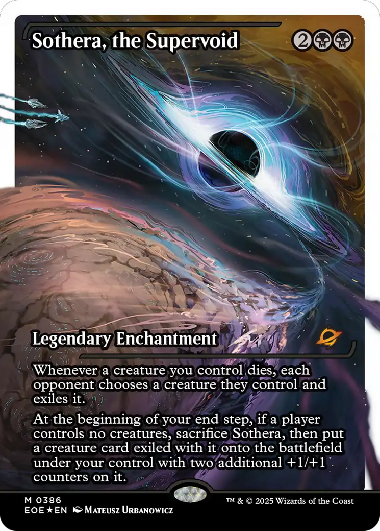 Sothera, the Supervoid (Fracture Foil) [Edge of Eternities] | Chromatic Games