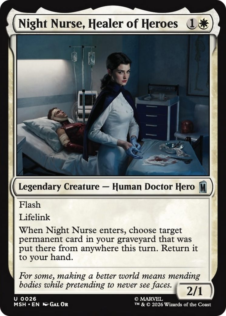 Night Nurse, Healer of Heroes [Marvel Super Heroes] | Chromatic Games