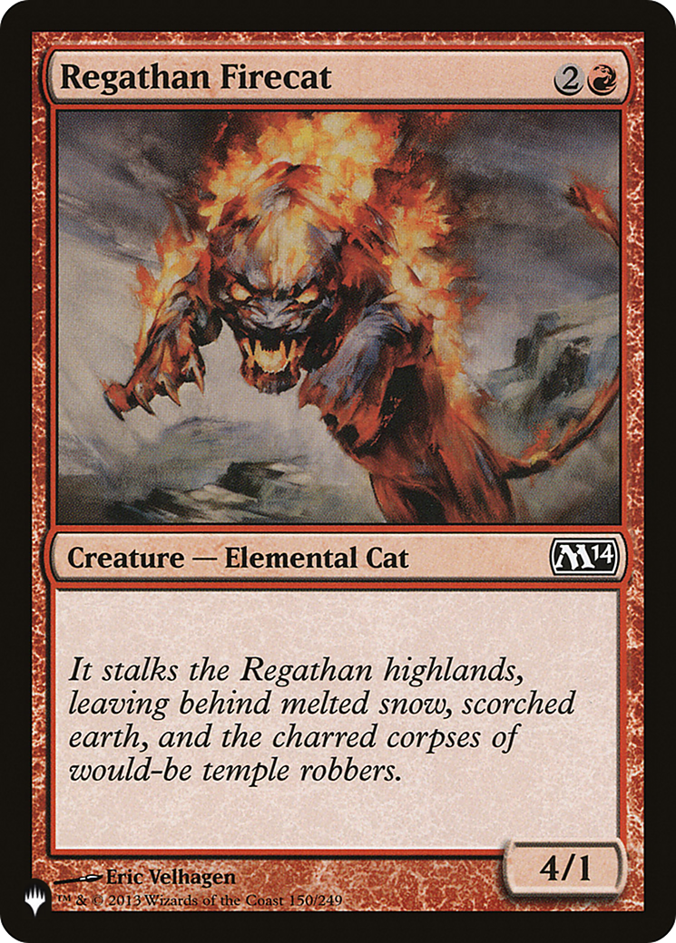 Regathan Firecat [The List] | Chromatic Games