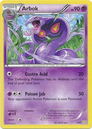 Arbok (3/30) [XY: Trainer Kit - Noivern] | Chromatic Games