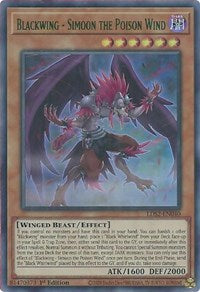 Blackwing - Simoon the Poison Wind (Green) [LDS2-EN040] Ultra Rare | Chromatic Games