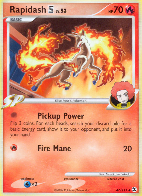 Rapidash (47/111) [Platinum: Rising Rivals] | Chromatic Games