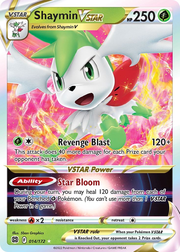 Shaymin VSTAR (014/172) (Jumbo Card) [Sword & Shield: Brilliant Stars] | Chromatic Games