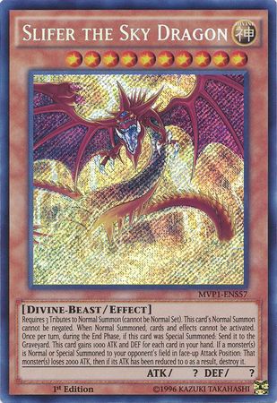 Slifer the Sky Dragon [MVP1-ENS57] Secret Rare | Chromatic Games