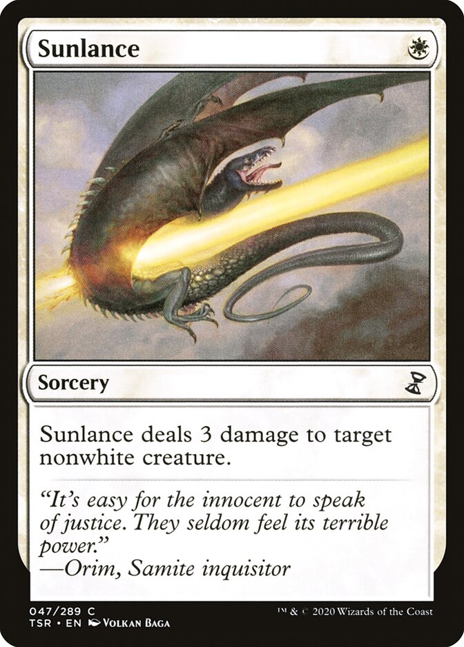 Sunlance 47/289 (Time Spiral: Remastered)  | Chromatic Games