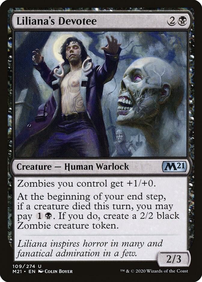 Liliana's Devotee 109 (Core Set 2021)  | Chromatic Games
