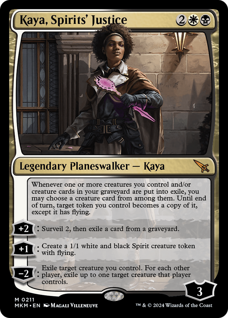 Kaya, Spirits' Justice [Murders at Karlov Manor] | Chromatic Games