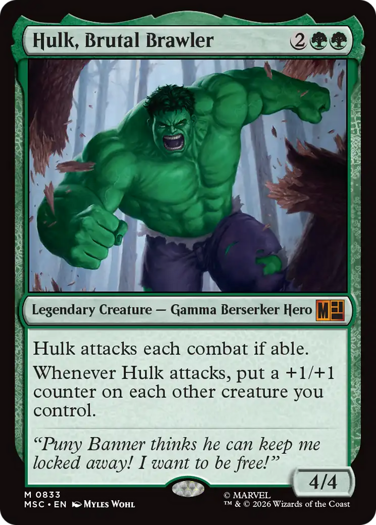 Hulk, Brutal Brawler [Marvel Super Heroes Commander] | Chromatic Games