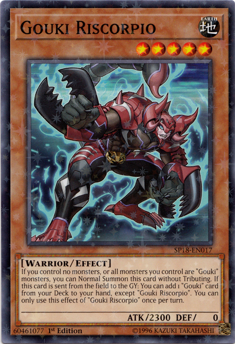 Gouki Riscorpio [SP18-EN017] Starfoil Rare | Chromatic Games