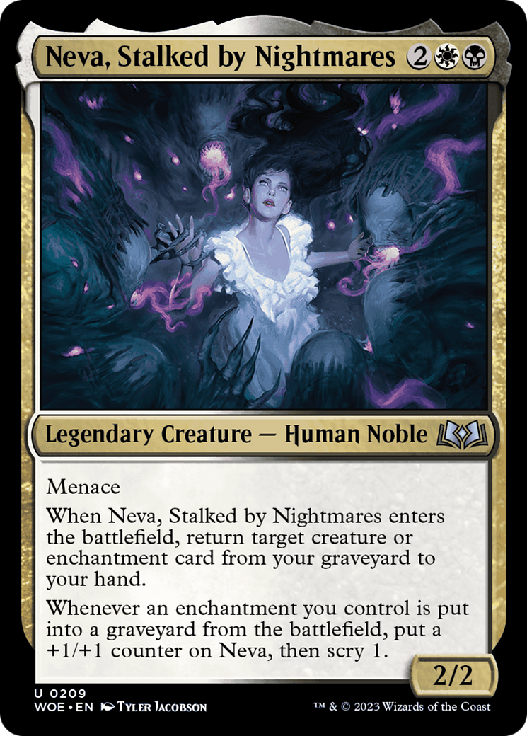 Neva, Stalked by Nightmares [Wilds of Eldraine] | Chromatic Games