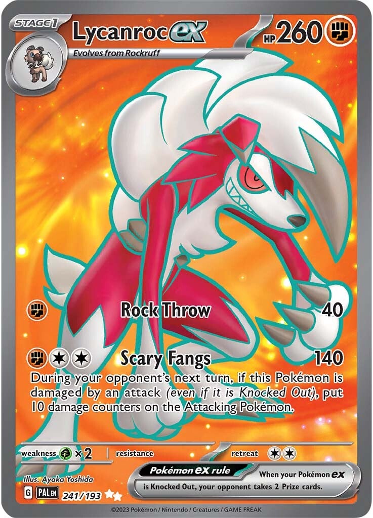 Lycanroc ex (241/193) [Scarlet & Violet: Paldea Evolved] | Chromatic Games