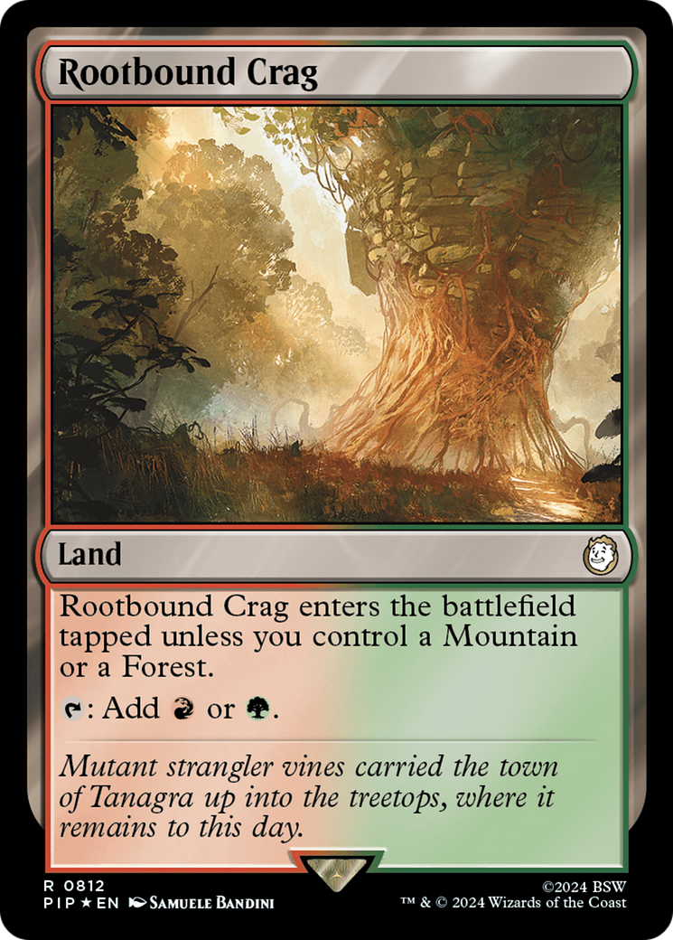 Rootbound Crag (Surge Foil) [Fallout] | Chromatic Games