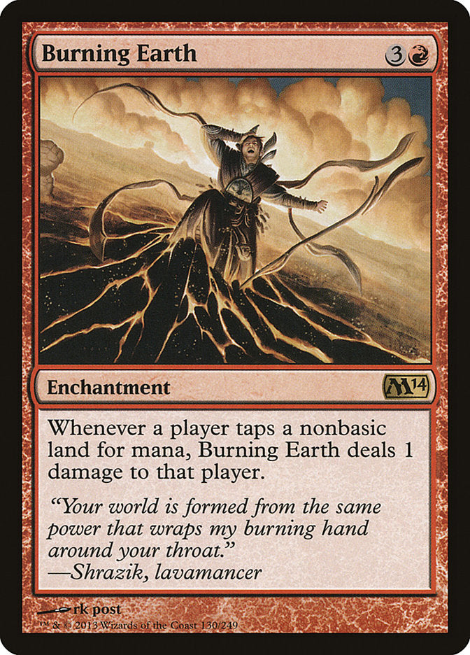 Burning Earth 130 (Magic 2014 (M14))  | Chromatic Games