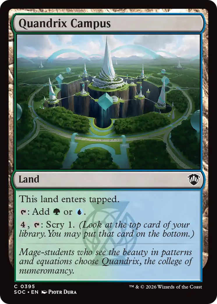 Quandrix Campus [Secrets of Strixhaven Commander] | Chromatic Games