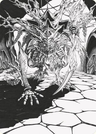 Thrun, Breaker of Silence Art Card [Phyrexia: All Will Be One Art Series] | Chromatic Games
