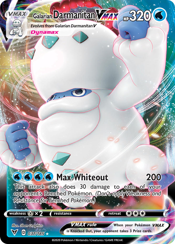 Galarian Darmanitan VMAX (037/185) [Sword & Shield: Vivid Voltage] | Chromatic Games