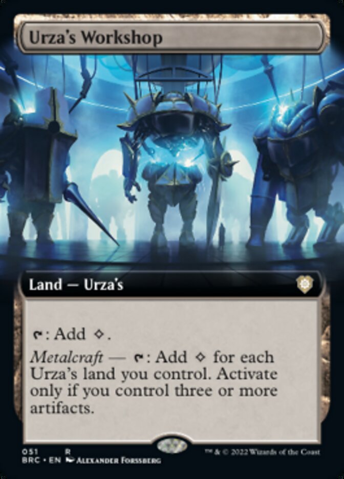 Urza's Workshop (Extended Art) [The Brothers' War Commander] | Chromatic Games