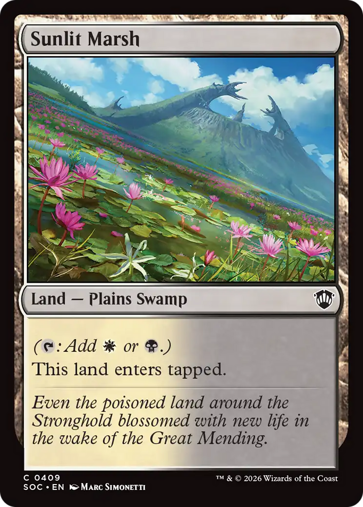 Sunlit Marsh [Secrets of Strixhaven Commander] | Chromatic Games