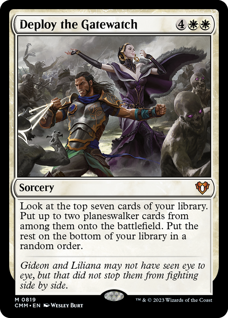Deploy the Gatewatch [Commander Masters] | Chromatic Games
