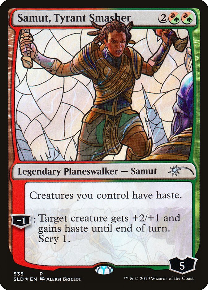 Samut, Tyrant Smasher (Stained Glass) [Secret Lair Drop Promos] | Chromatic Games