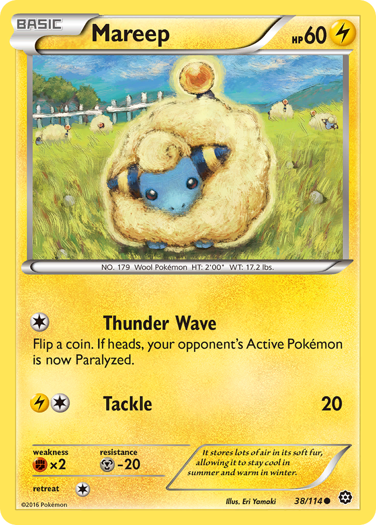 Mareep (38/114) [XY: Steam Siege] | Chromatic Games