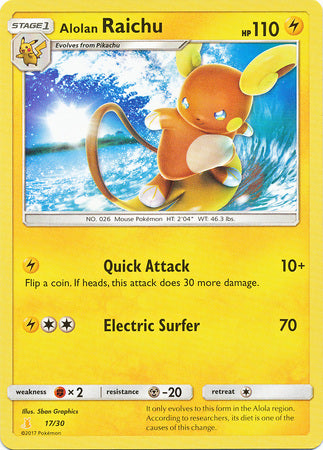 Alolan Raichu (17/30) [Sun & Moon: Trainer Kit - Alolan Raichu] | Chromatic Games