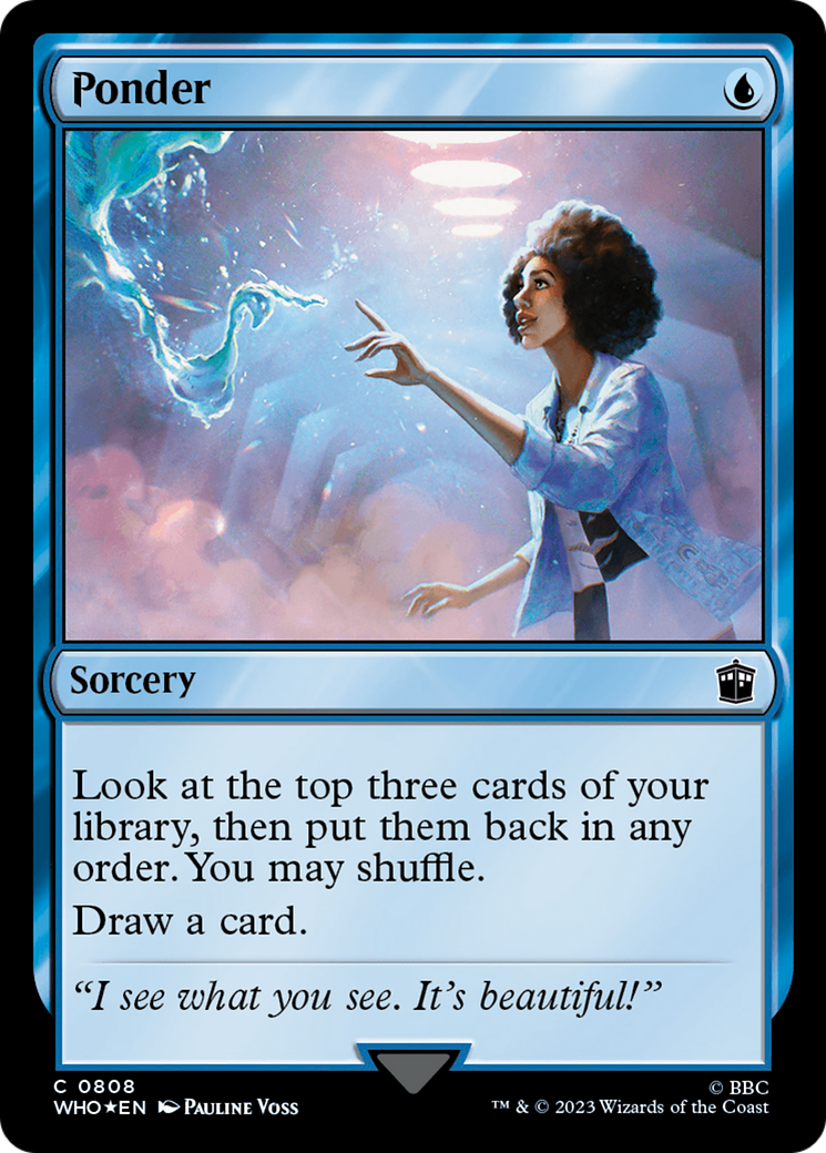 Ponder (Surge Foil) [Doctor Who] | Chromatic Games